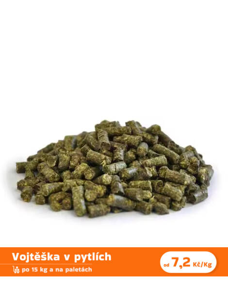 VOJTĚŠKA V PYTLÍCH GRANULOVANÁ - 1050 kg (1 paleta)